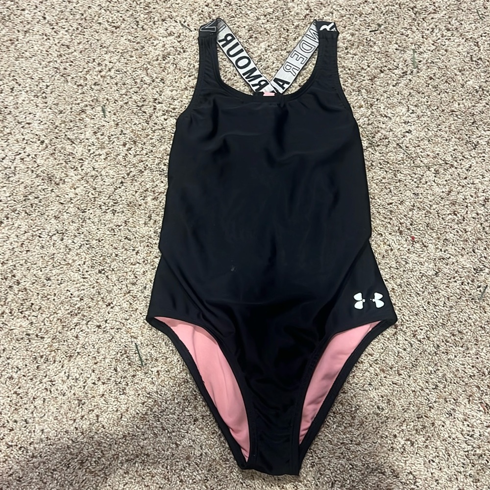 Underarmor small black one peice swimsuit